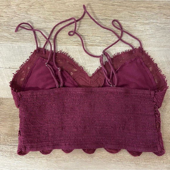 Free People | Wine Red Bralette - Picture 2 of 3